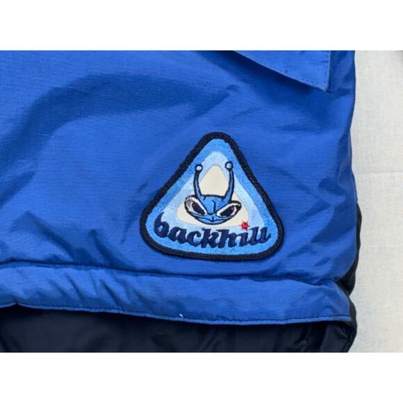 Backhill Snowboarding Co Kids XXL 14 Blue Winter Ski Snow Jacket Hooded - Picture 7 of 16